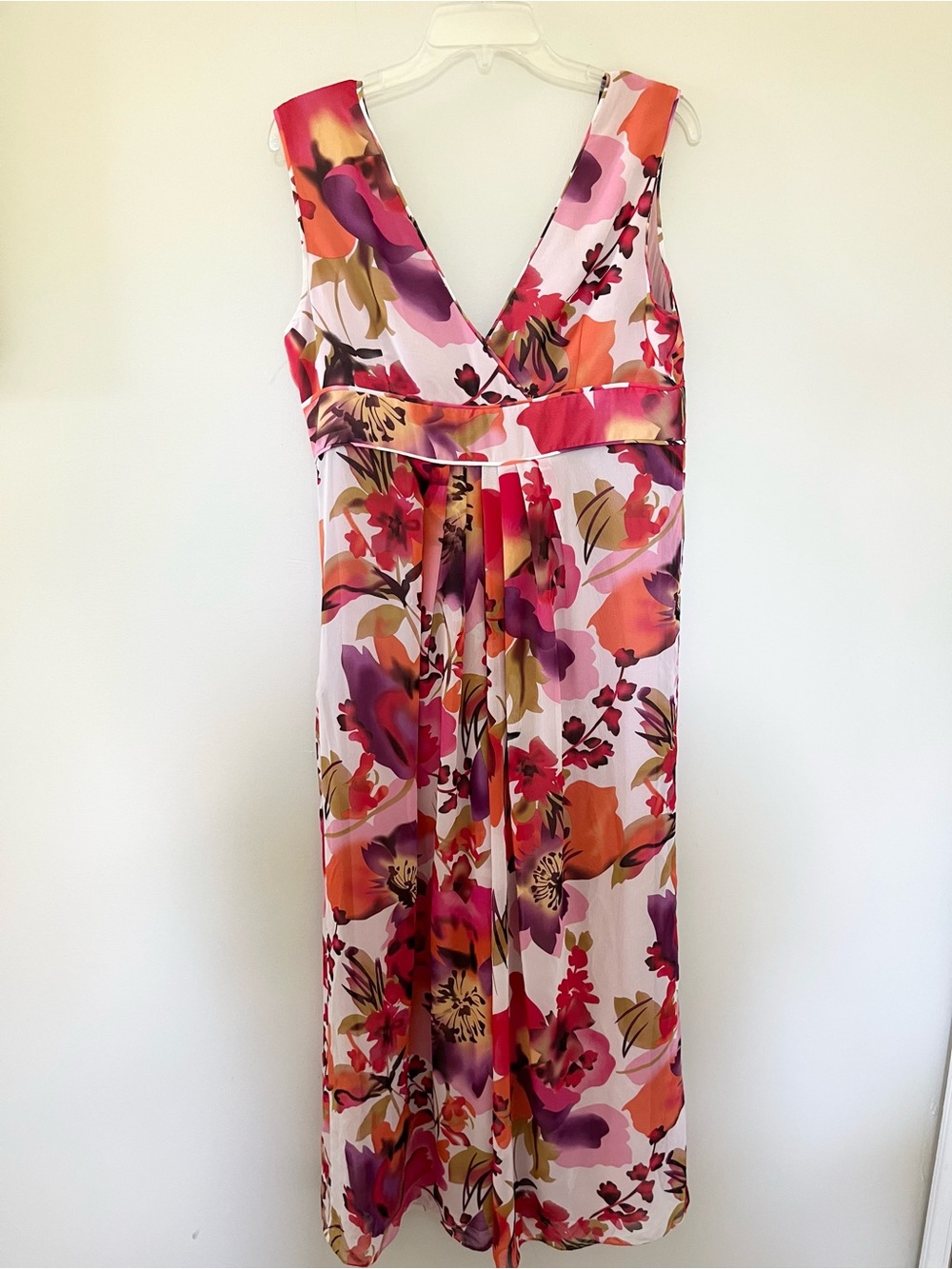 Coldwater Creek Maxi Floral Tropical Dress Size 14